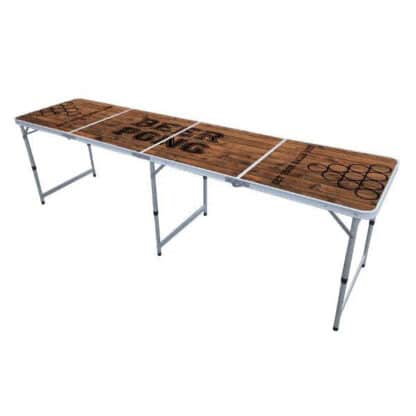 vintage wood beerpong bord