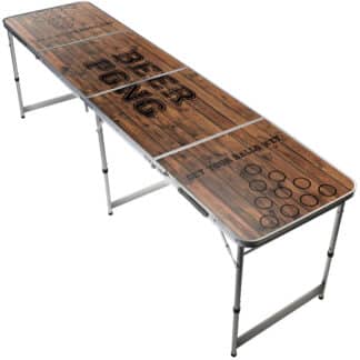 Vintage Wood Beerpong Bord