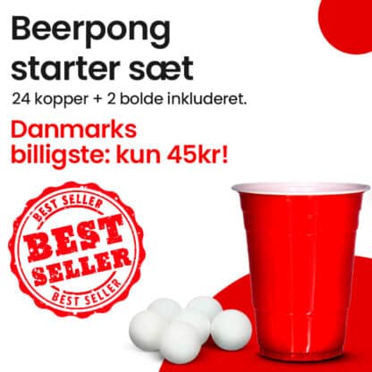 Beerpong starter sæt
